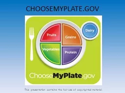 CHOOSEMYPLATE.GOV This presentation contains the fair use of copyrighted material.