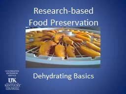 Research-based  Food  Preservation