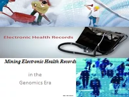 Mining Electronic Health Records