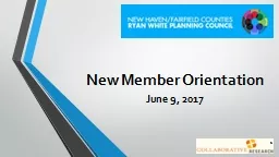 New Member Orientation June