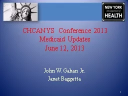 CHCANYS   Conference 2013