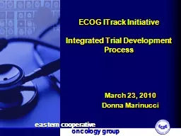 ECOG  ITrack  Initiative