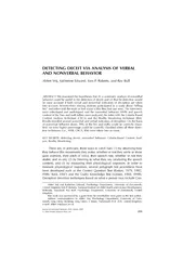 Journal of Nonverbal Behavior  Winter   Human Sciences