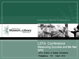 LSTA Grants to States Conference