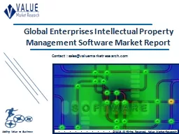 Enterprises Intellectual Property Management Software Market Share, Global Industry Analysis