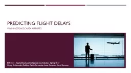 PREDICTING Flight Delays