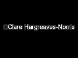 Clare Hargreaves-Norris