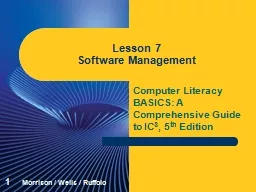 Computer Literacy BASICS: A Comprehensive Guide to IC