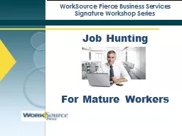 WorkSource Pierce Business Services Signature Workshop Series