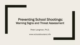 Preventing School Shootings: