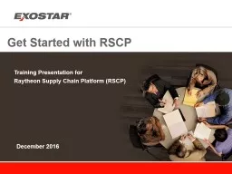 Get Started with RSCP Training Presentation for