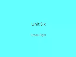 Unit Six Grade Eight 1. abashed (