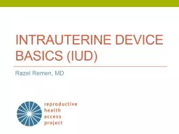 Intrauterine device BASICS (IUD)
