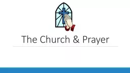 The Church & Prayer Think-Pair-Share