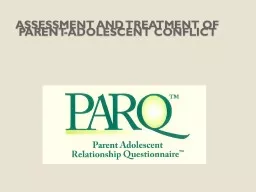 Assessment and treatment of