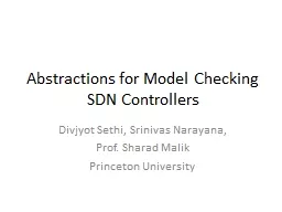Abstractions for Model Checking