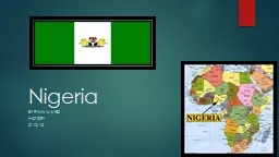 Nigeria By  R yan  M ayes