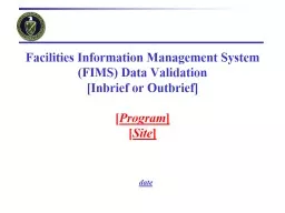 Facilities Information Management System