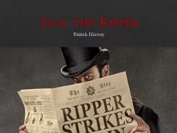 Jack the Ripper British History