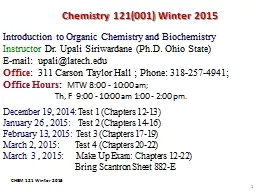 Introduction to Organic Chemistry and Biochemistry