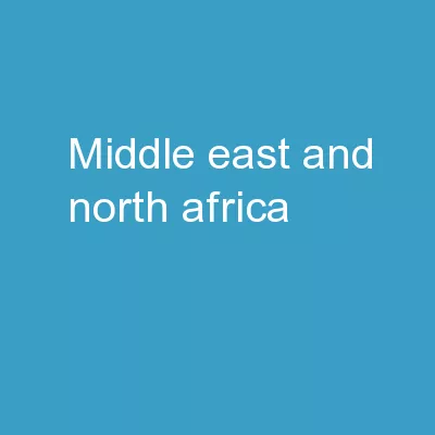 Middle East and North Africa:
