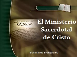 El Ministerio Sacerdotal de Cristo