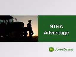 NTRA Advantage Agenda Introductions