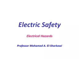 Electric Safety Electrical Hazards