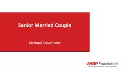 Michael Davenport Senior Married Couple