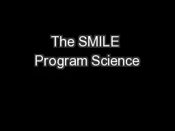 The SMILE Program Science