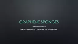 Graphene Sponges Team Netherlands