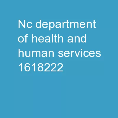 NC Department of Health and Human Services