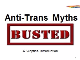 Anti-Trans Myths A Skeptics Introduction