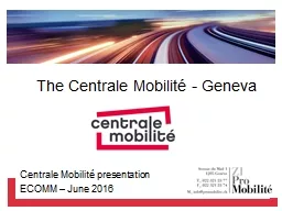 The Centrale Mobilité - Geneva