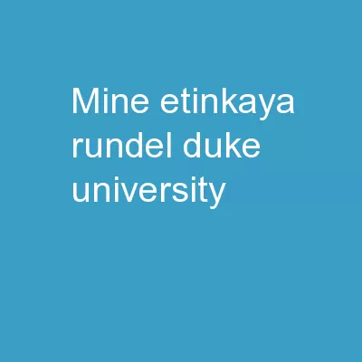 Mine Çetinkaya-Rundel, Duke University