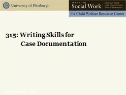 315: Writing Skills for