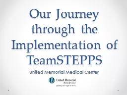Our Journey through the Implementation of TeamSTEPPS