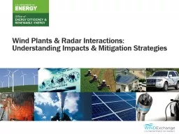 Wind Plants & Radar Interactions: Understanding Impacts & Mitigation Strategies