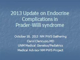 2013 Update  on Endocrine