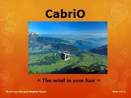 CabriO « The  wind  in