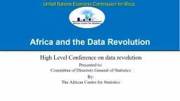 Africa and the Data Revolution