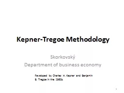 Kepner-Tregoe   Methodology