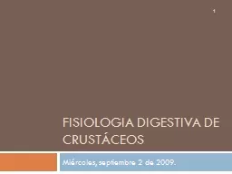 FISIOLOGIA DIGESTIVA DE CRUSTÁCEOS