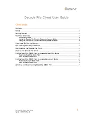 Decode File Client ser Guide Part   Rev