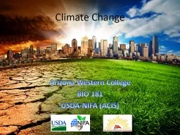 Climate Change Arizona Western College