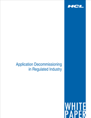 Application Decommissioning in Regulated Industry  Abs