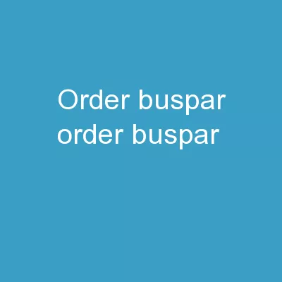 Order Buspar order buspar