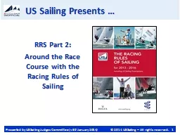 US Sailing Presents … RRS Part 2: