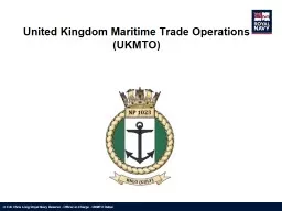 United Kingdom Maritime Trade Operations (UKMTO)