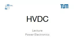 HVDC Lecture Power Electronics